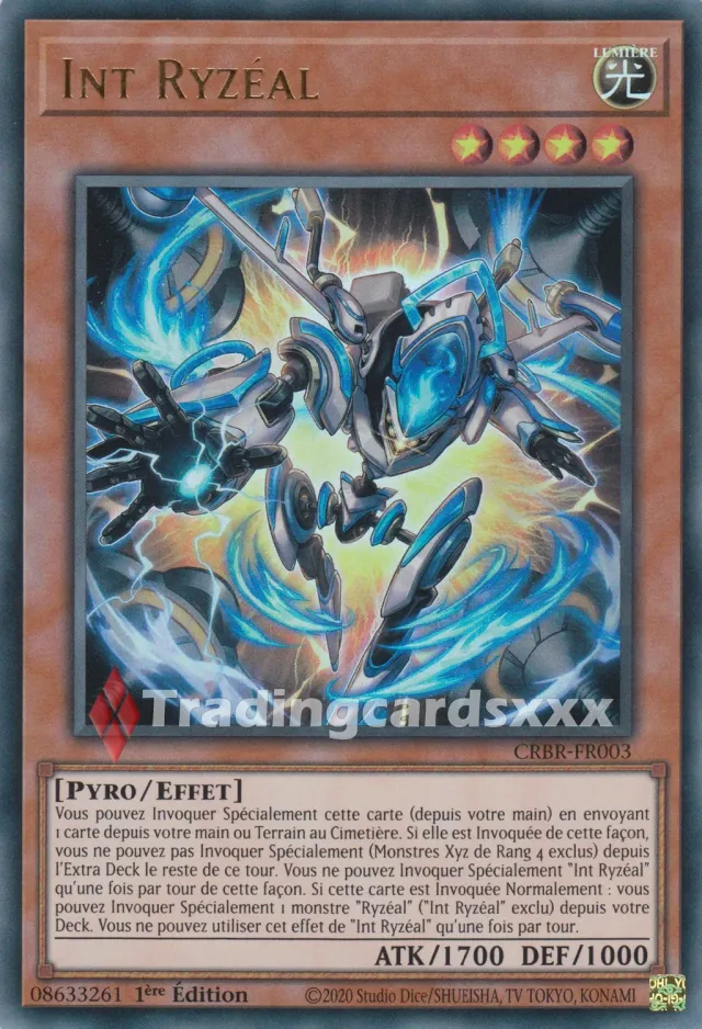 Yu-Gi-Oh! Int Ryzéal carte à l'unité