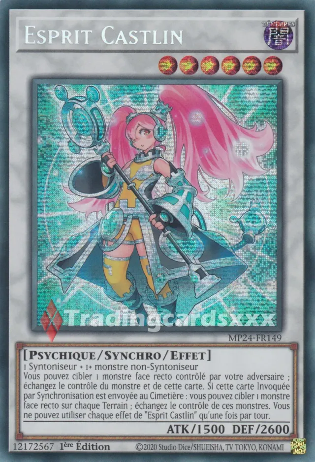 Yu-Gi-Oh! Esprit Castlin MP24-FR149 carte à l'unité PSE française