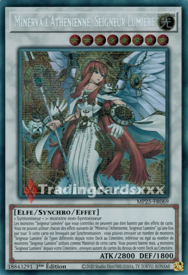 Yu-Gi-Oh! 2025 Méga-Pack MP25-FR069 Minerva carte PSE