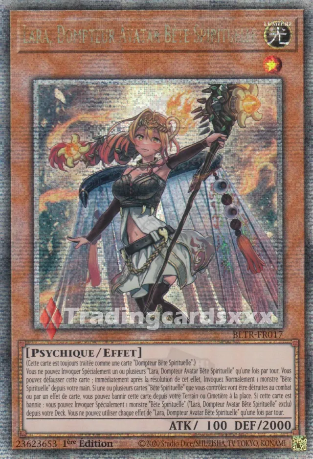 Yu-Gi-Oh! Lara Dompteur Avatar Bête BLTR-FR017 carte