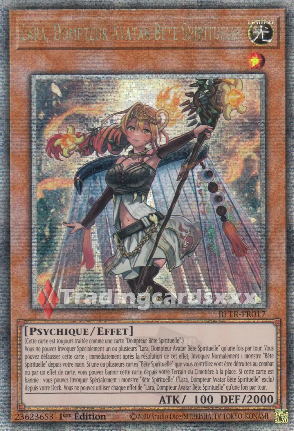 Yu-Gi-Oh! Lara Dompteur Avatar Bête BLTR-FR017 carte