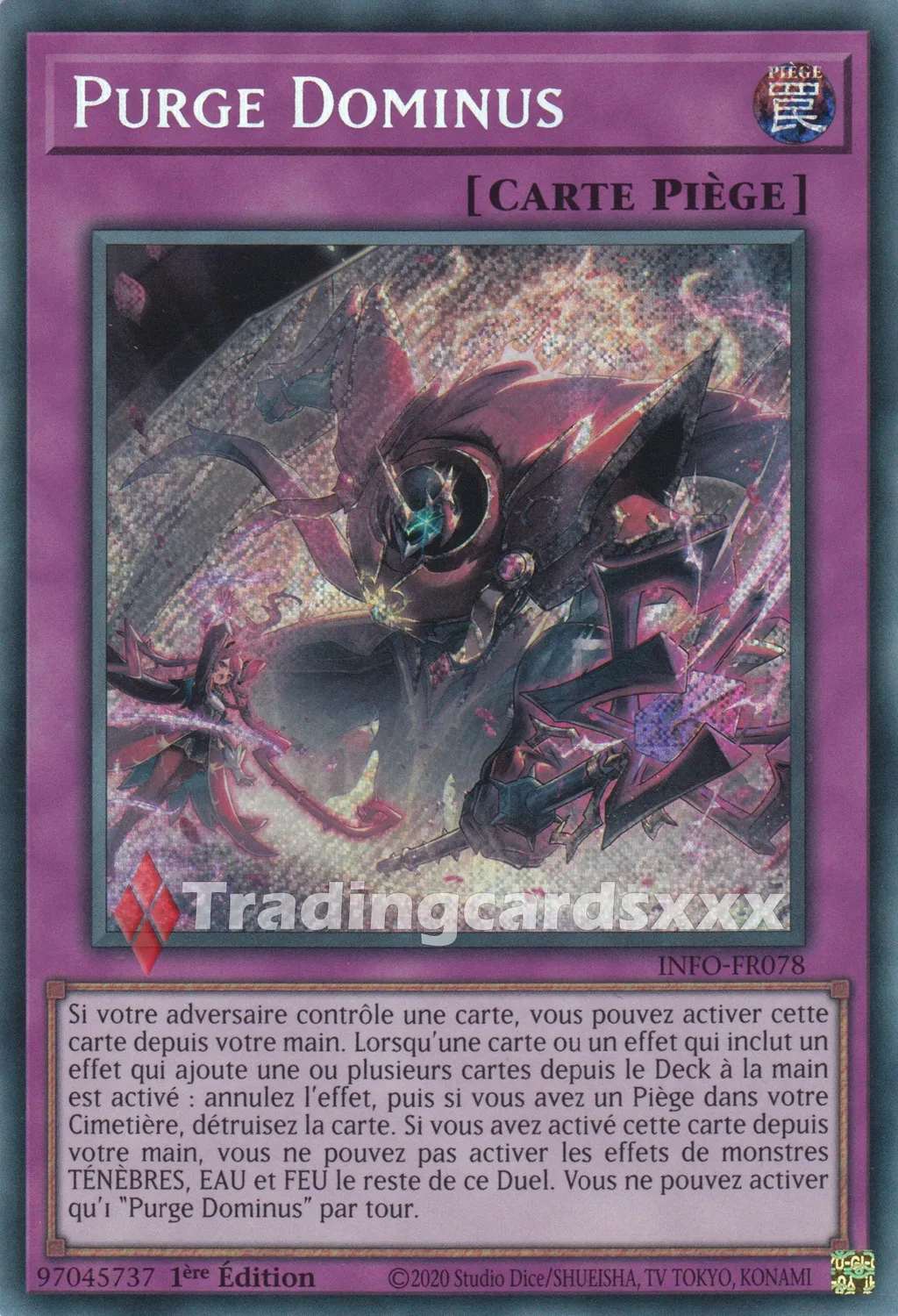 Yu-Gi-Oh! Purge Dominus carte 1ère édition