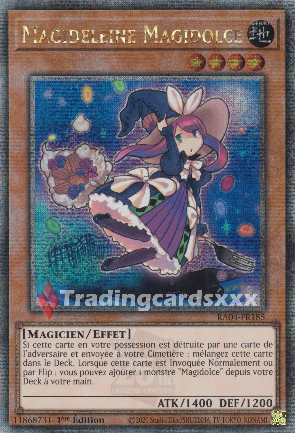 Yu-Gi-Oh! Magideleine Magidolce RA04-FR185 carte à l'unité