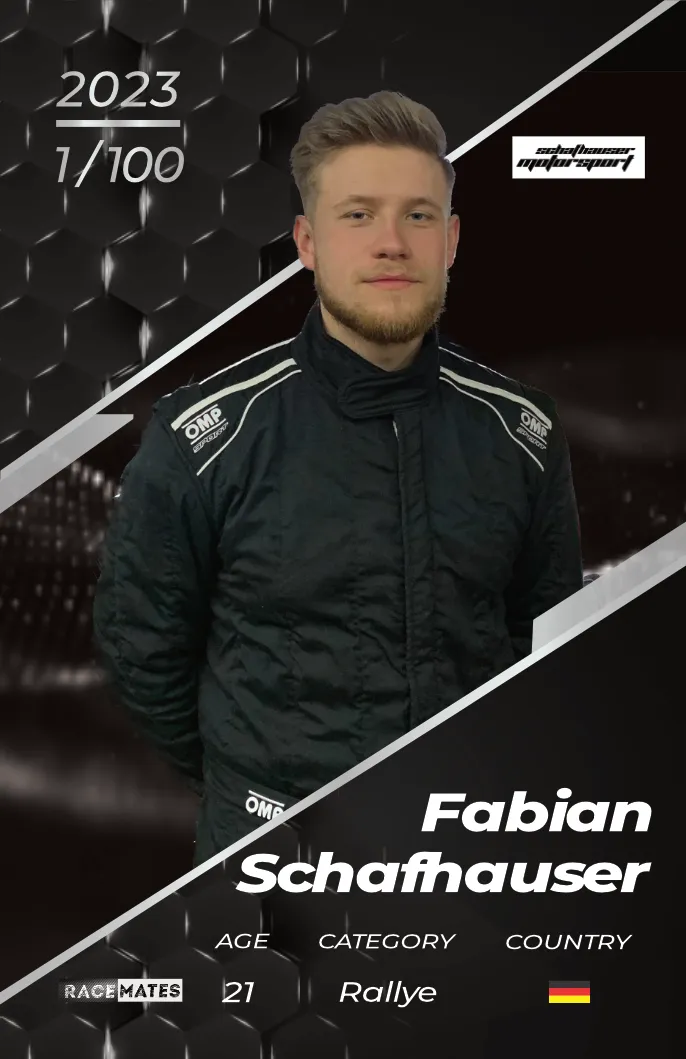 Racemates Fabian Schafhauser carte collector rallye
