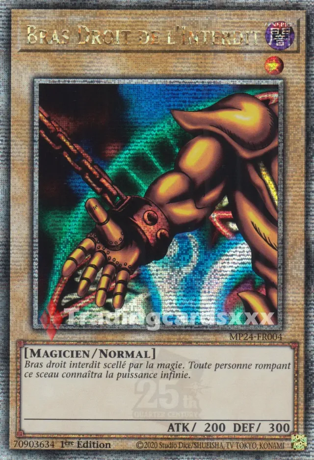 Yu-Gi-Oh! Bras Droit de l'Interdit MP24-FR004 carte QCSE