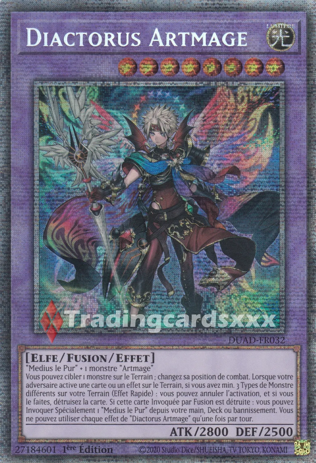Yu-Gi-Oh! Diactorus Artmage carte à l’unité DUAD-FR032