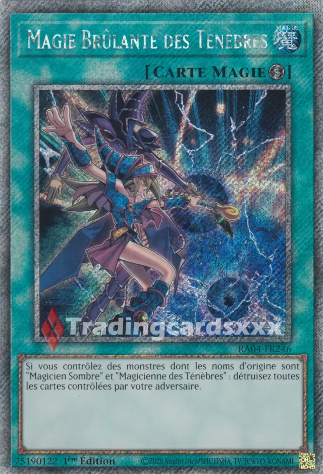 Yu-Gi-Oh! RA04-FR246 Magie Brûlante des Ténèbres carte à l’unité