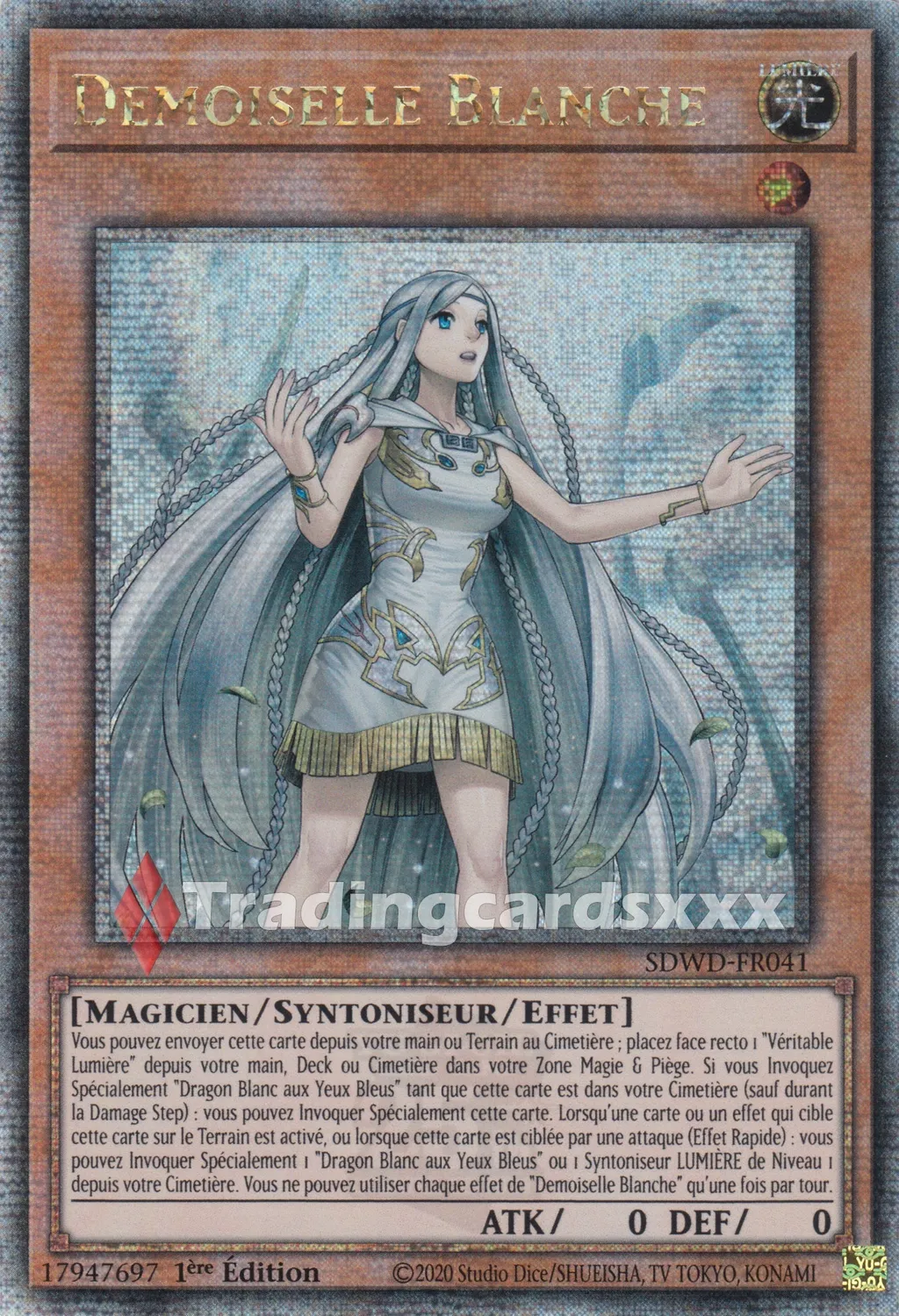Yu-Gi-Oh! Demoiselle Blanche SDWD-FR041 carte