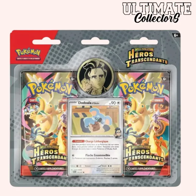 Pokémon Héros Transcendants duo pack blister français