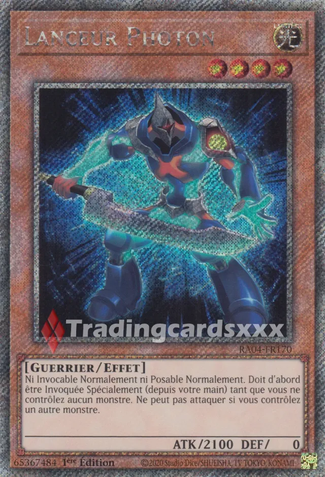 Yu-Gi-Oh! Lanceur Photon RA04-FR170 carte à l'unité