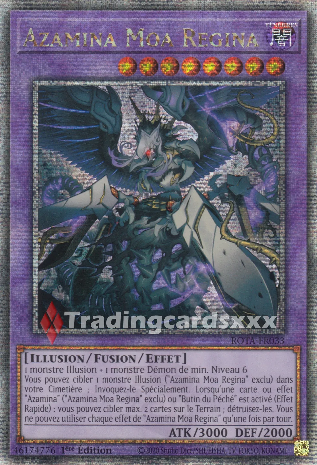 Yu-Gi-Oh! Azamina Moa Regina carte à l’unité