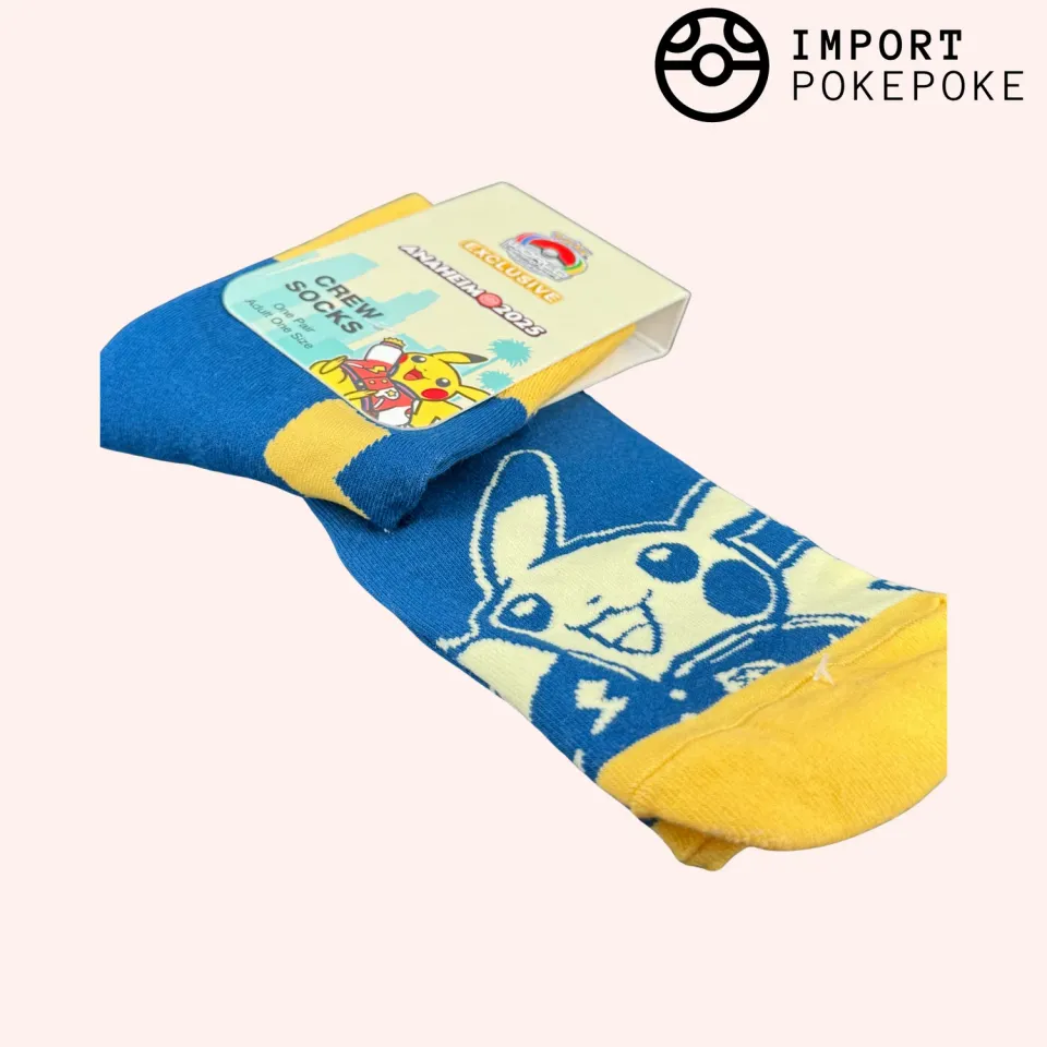 Pokémon Pikachu Anaheim 2025 chaussettes taille unique adulte