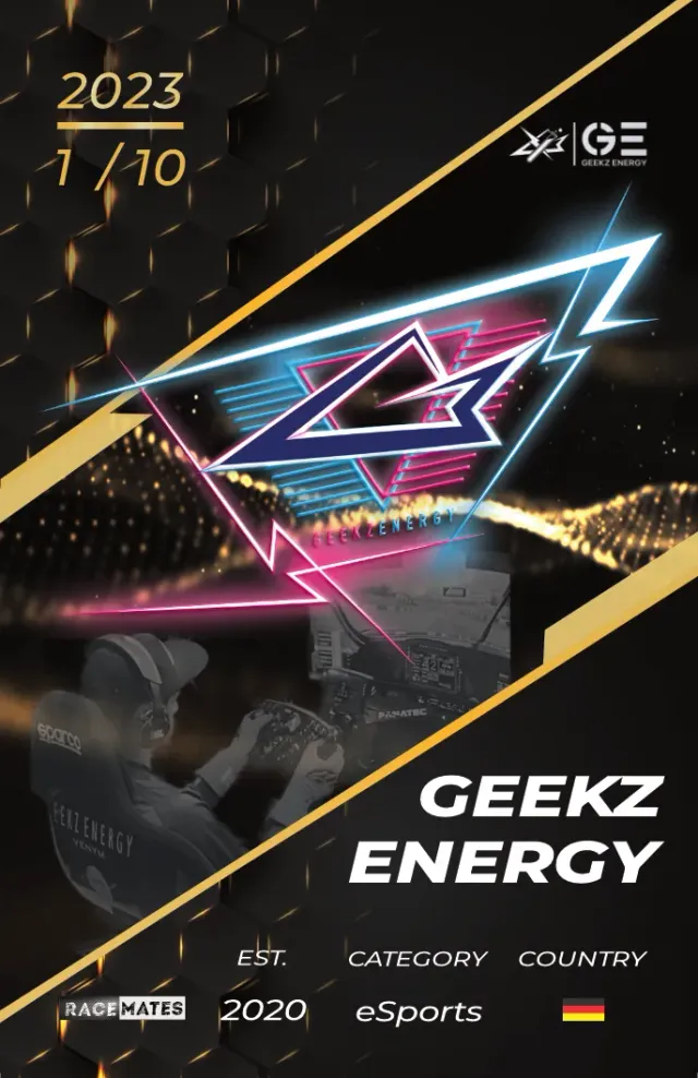 RACEMATES Geekz Energy carte de collection