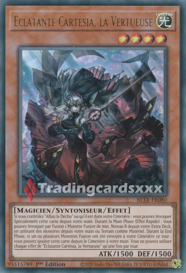 Yu-Gi-Oh! Éclatante Cartésia, la Vertueuse carte