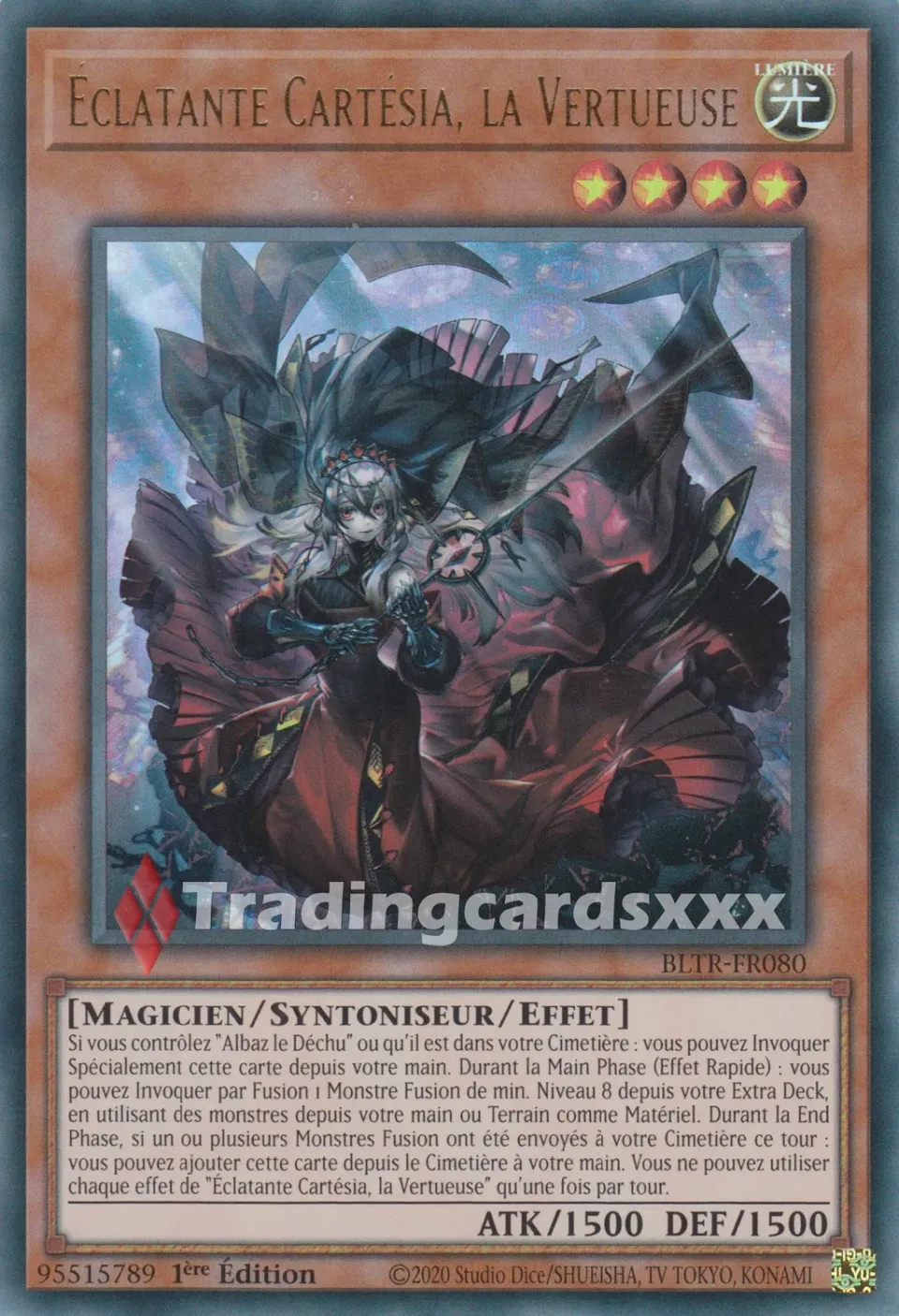 Yu-Gi-Oh! Éclatante Cartésia, la Vertueuse carte