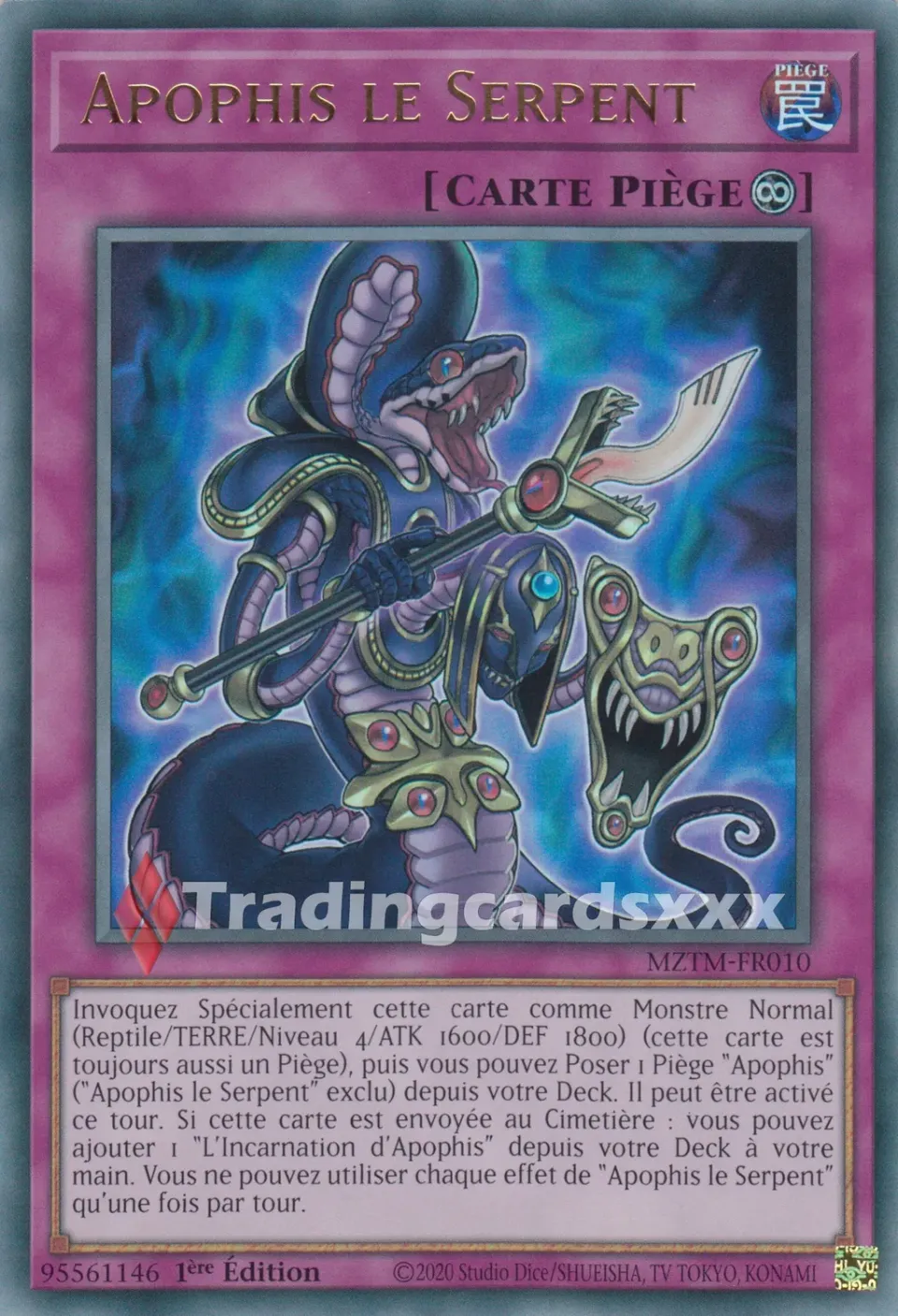 Yu-Gi-Oh! MZTM Apophis le Serpent MZTM-FR010 carte UR