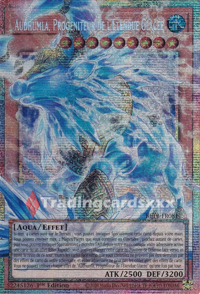 Yu-Gi-Oh! Audhumla, Progéniteur de l'Étendue Glacée carte