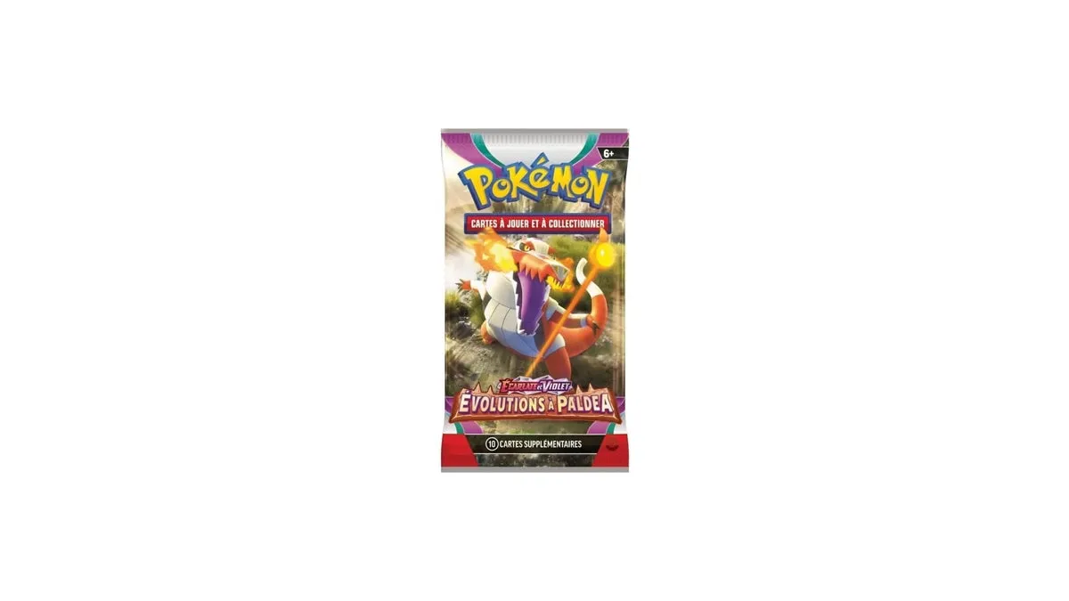 Pokémon Écarlate et Violet Évolutions à Paldea booster 10 cartes