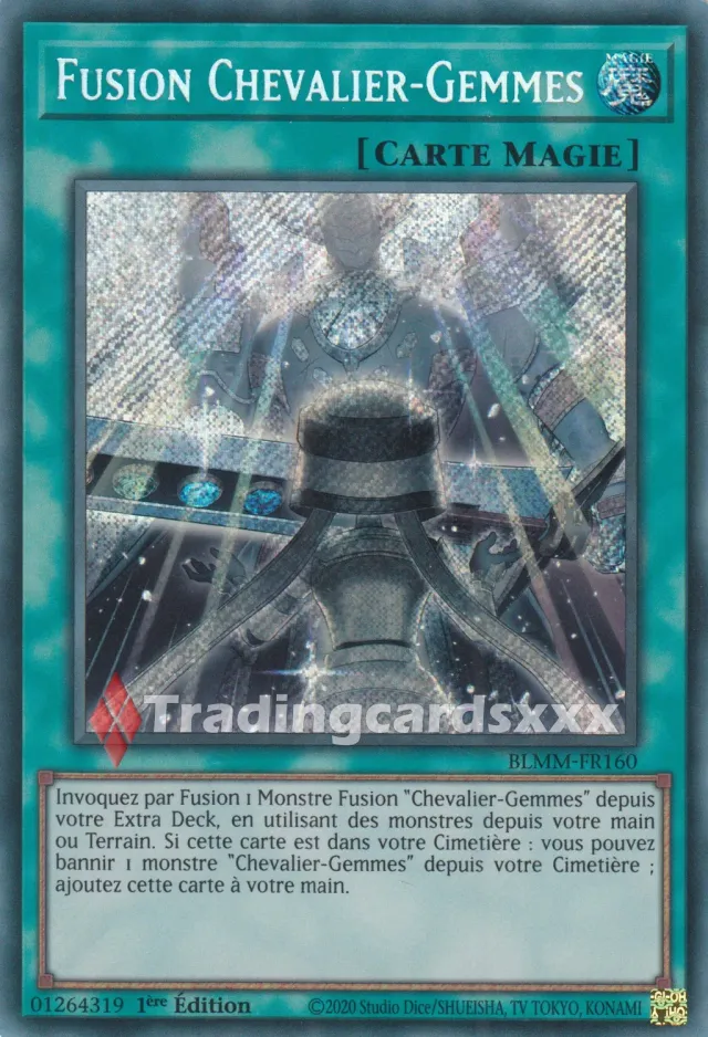 Yu-Gi-Oh! Fusion Chevalier-Gemmes BLMM-FR160 carte à l’unité