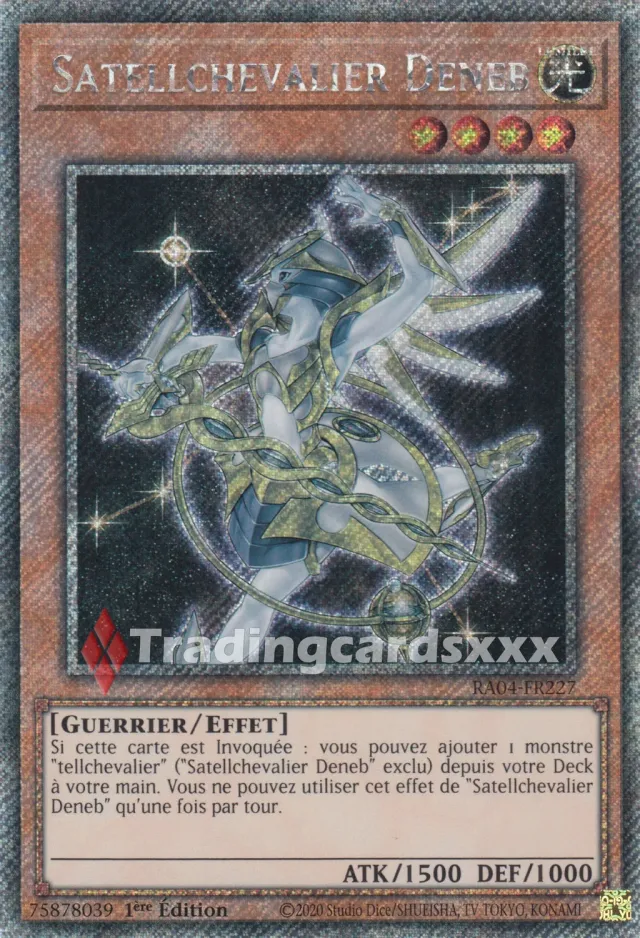 Yu-Gi-Oh! Satellchevalier Deneb RA04-FR227 carte