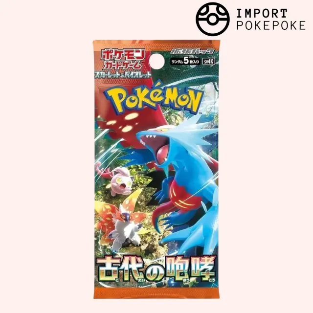 Pokémon Ancient Roar SV4K booster japonais à l’unité