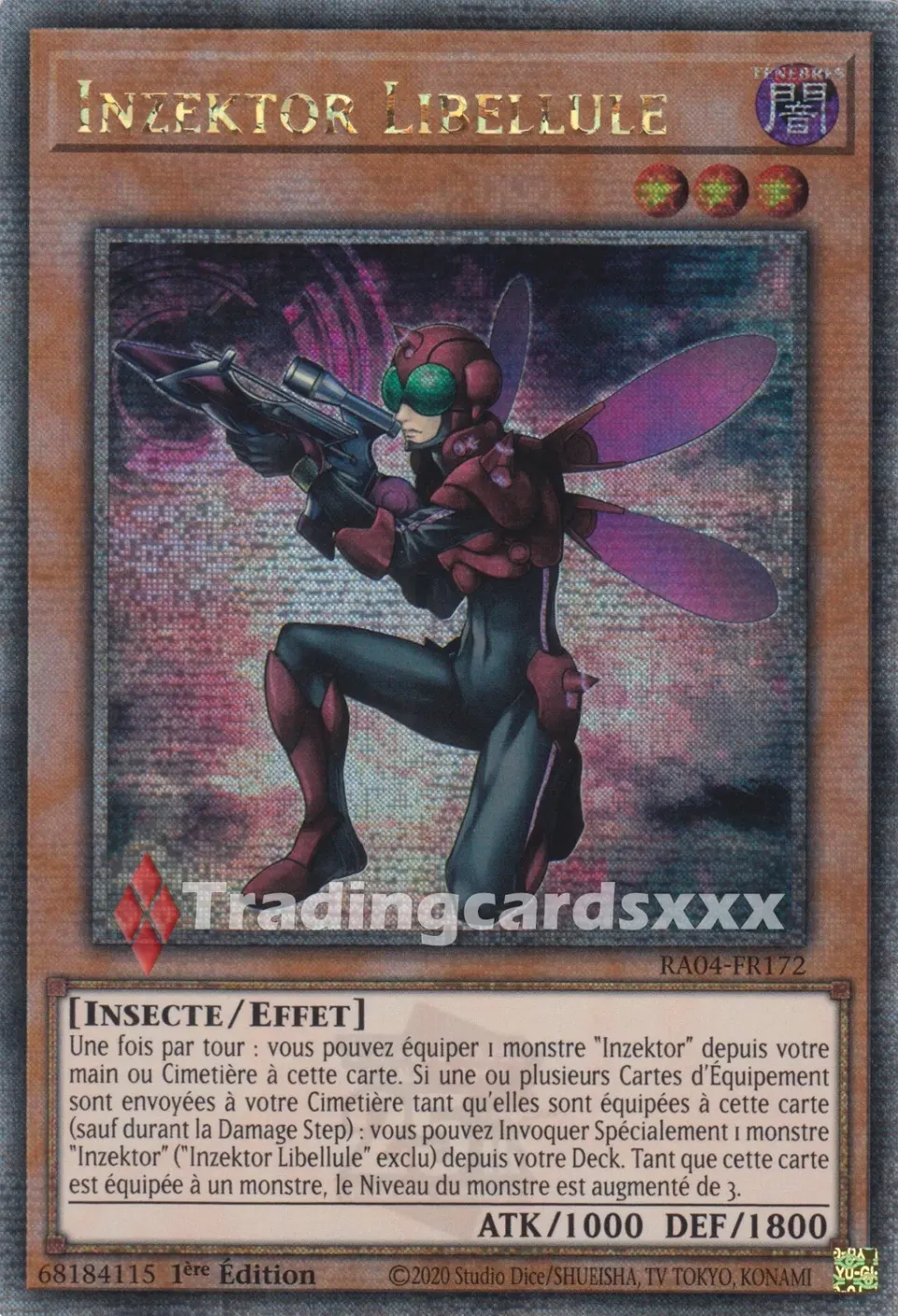 Yu-Gi-Oh! Inzektor Libellule carte QCSE