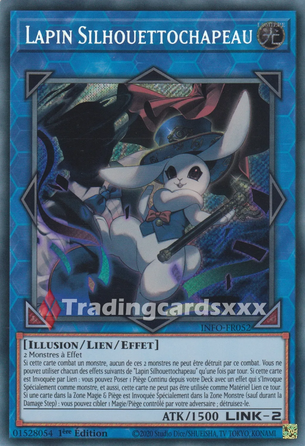 Yu-Gi-Oh! Lapin Silhouettochapeau carte