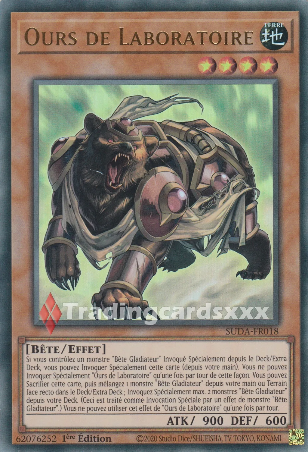 Yu-Gi-Oh! Ours de Laboratoire carte française