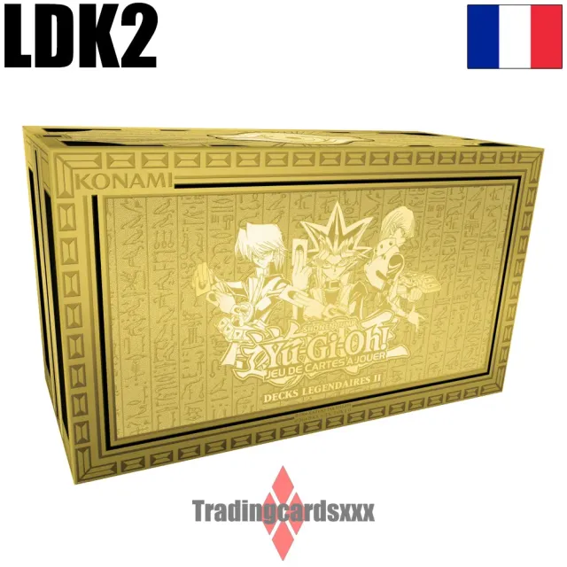 Yu-Gi-Oh! Decks Légendaires II coffret Yugi Kaiba Joey 135 cartes