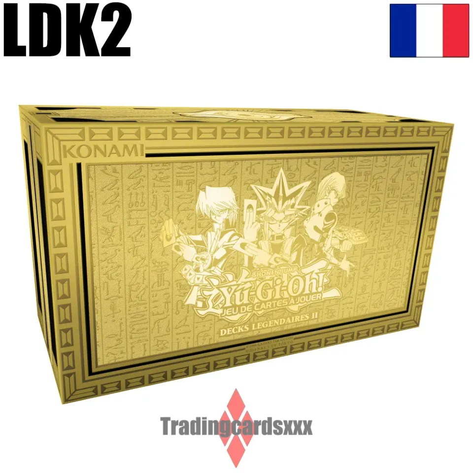 Yu-Gi-Oh! Decks Légendaires II coffret Yugi Kaiba Joey 135 cartes
