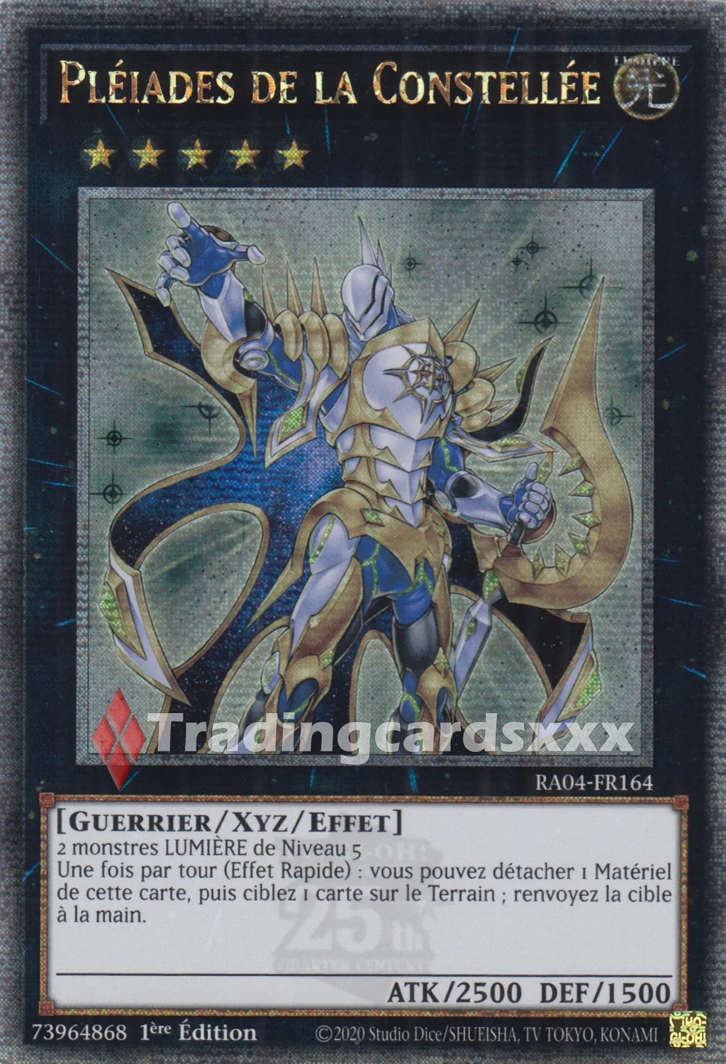 Yu-Gi-Oh! Pléiades de la Constellée carte RA04-FR164 française