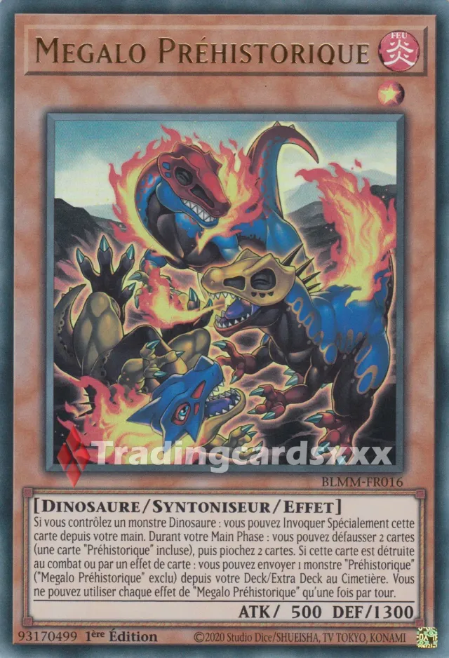Yu-Gi-Oh! Megalo Préhistorique BLMM-FR016 carte UR