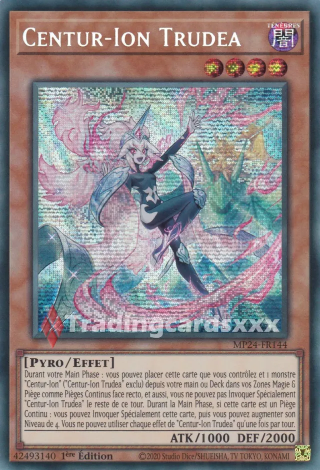 Yu-Gi-Oh! Centur-Ion Trudea MP24-FR144 carte Prismatique