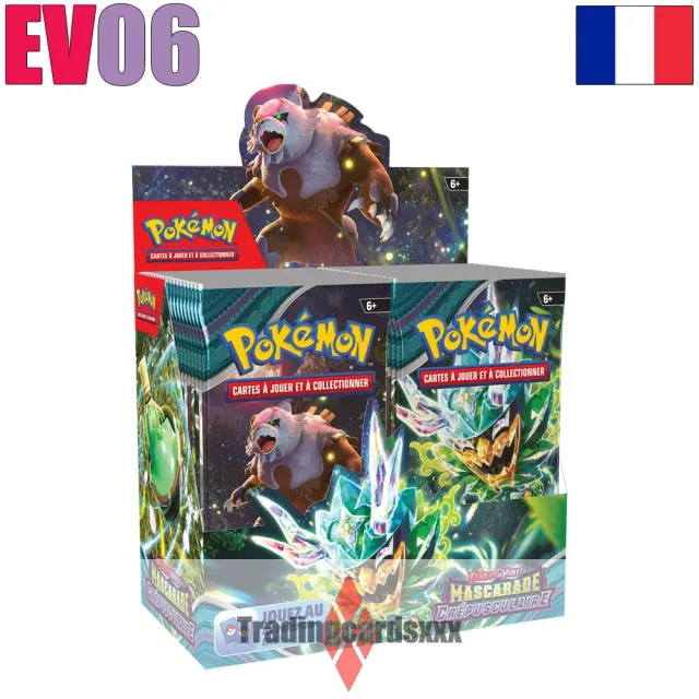 Pokémon EV06 Mascarade Crépusculaire display 36 boosters français