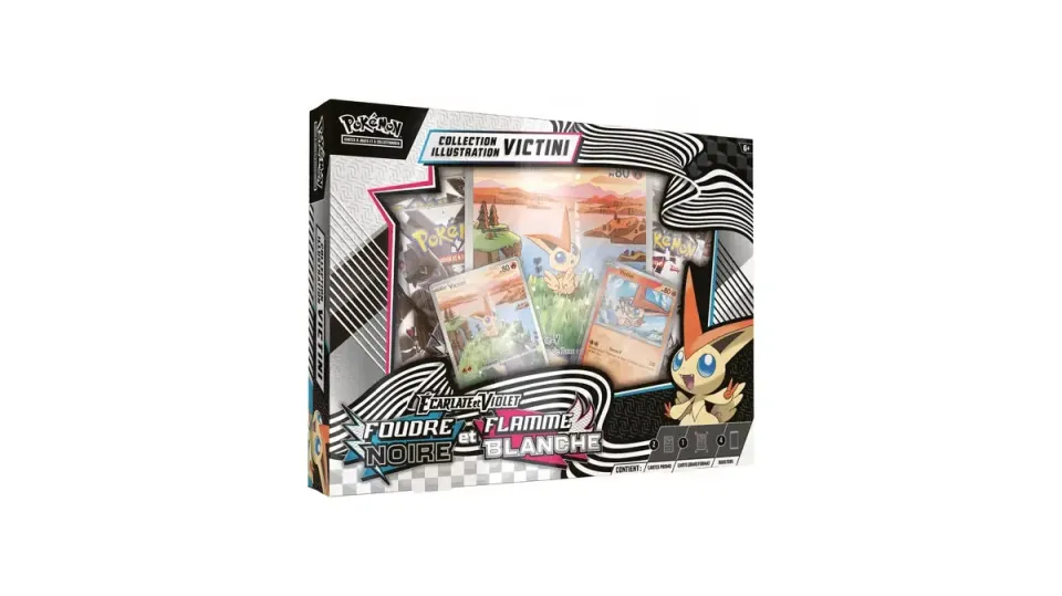 Pokémon Collection Illustration Unys Victini Coffret 4 Boosters