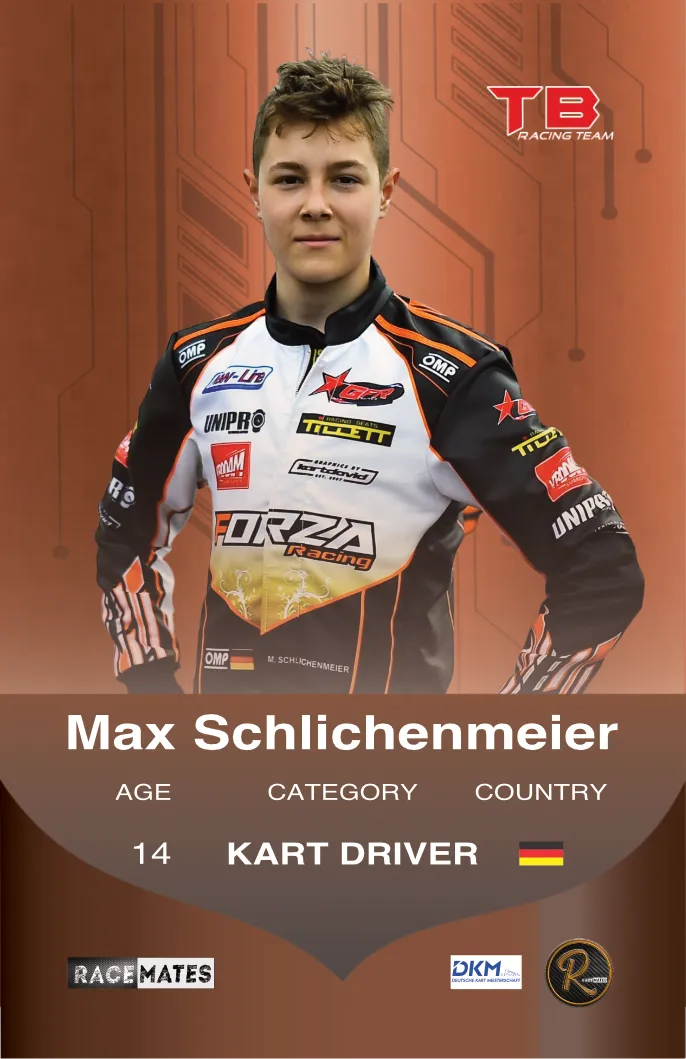 Racemates Max Schlichenmeier carte collector Kart DKM