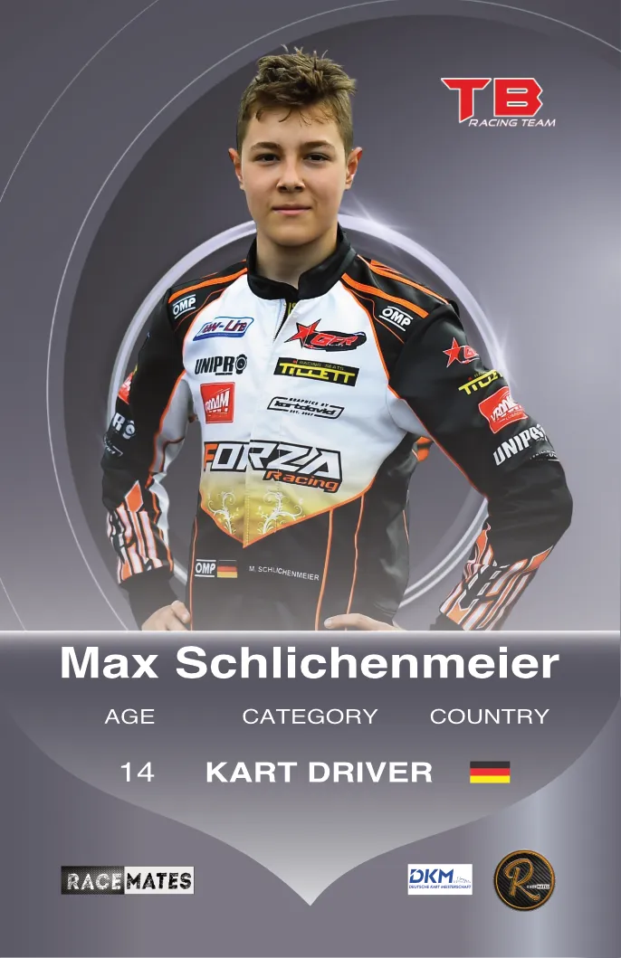 Racemates Max Schlichenmeier carte collector Kart DKM