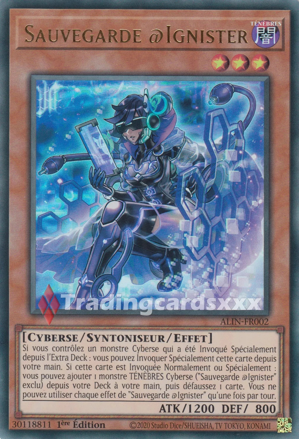 Yu-Gi-Oh! Sauvegarde @Ignister ALIN-FR002 carte 1ère édition