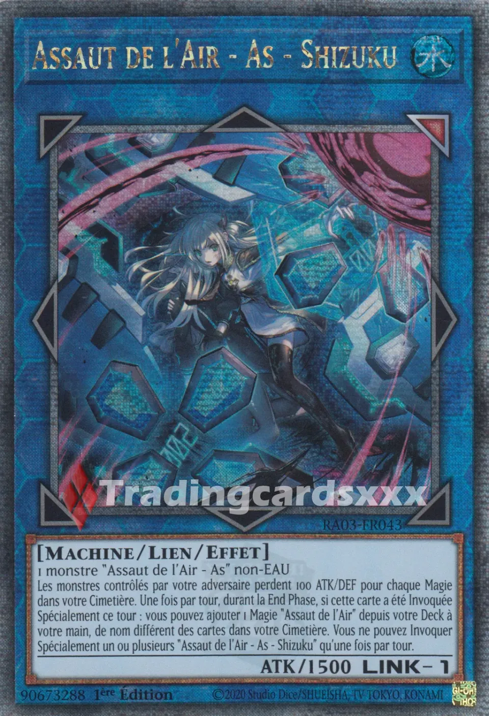 Yu-Gi-Oh! RA03 Assaut de l'Air As Shizuku carte QCSE française