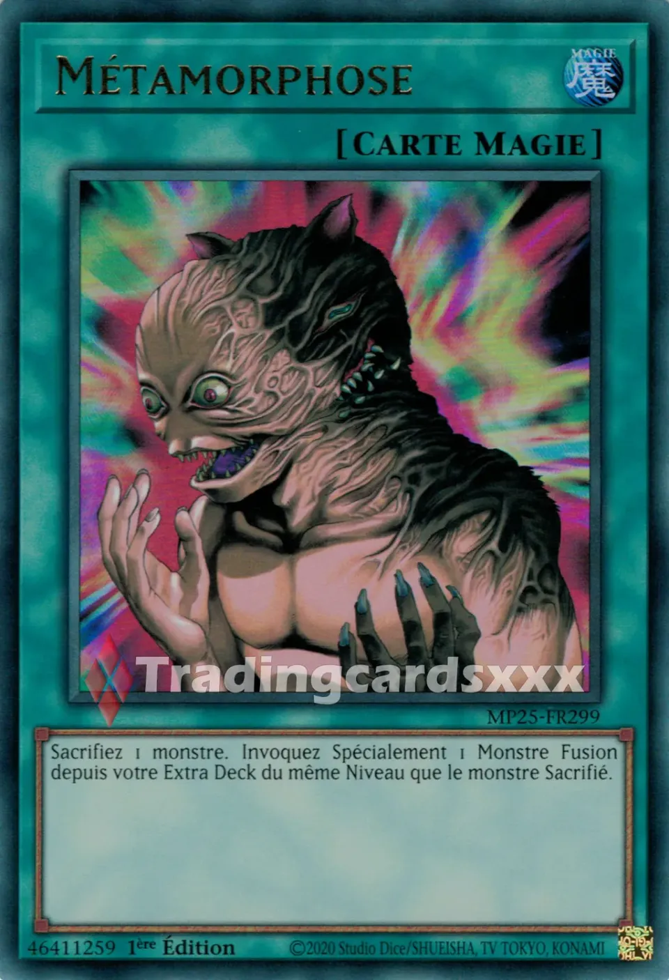 Yu-Gi-Oh! Métamorphose carte à l’unité française