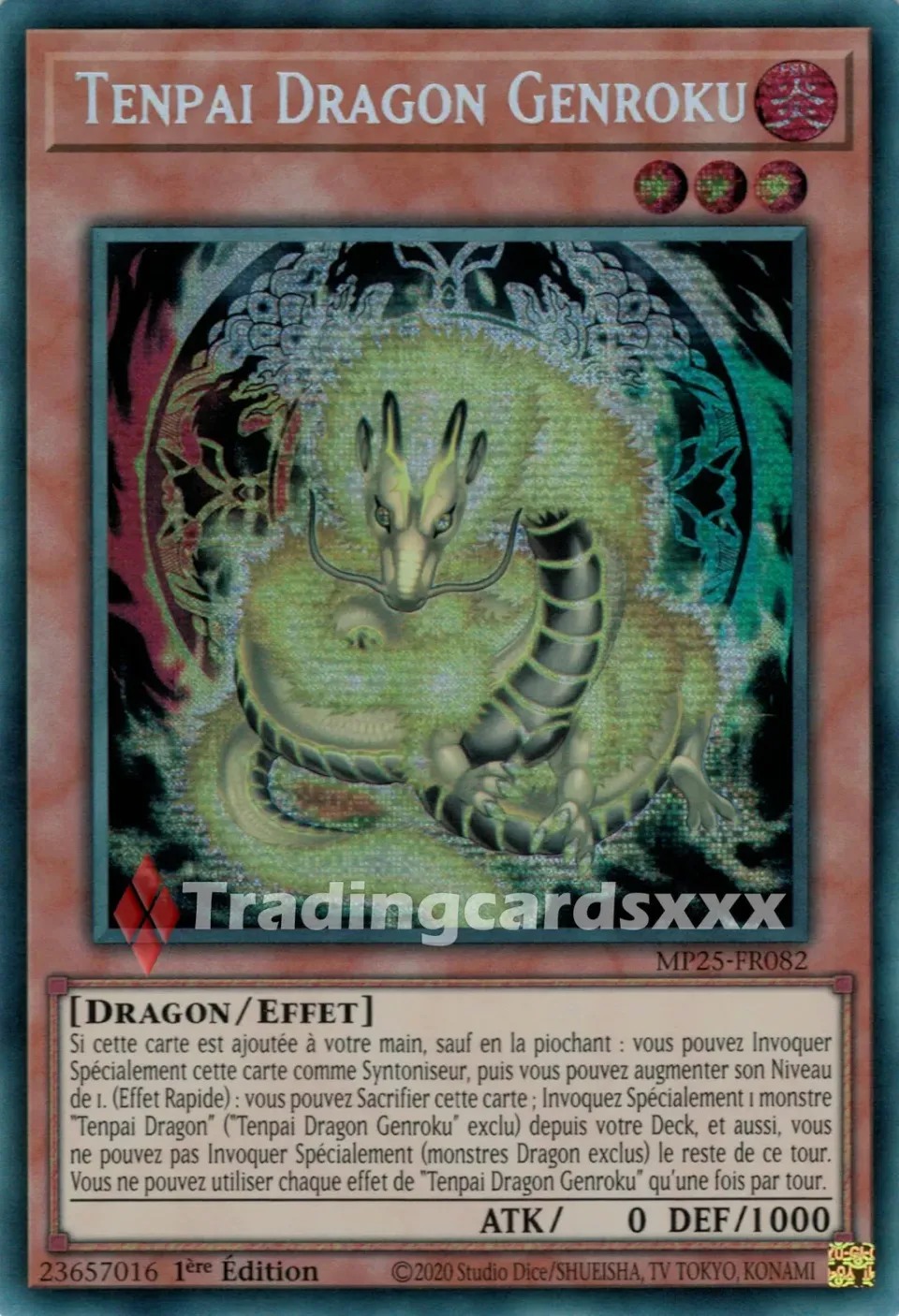 Yu-Gi-Oh! Tenpai Dragon Genroku carte