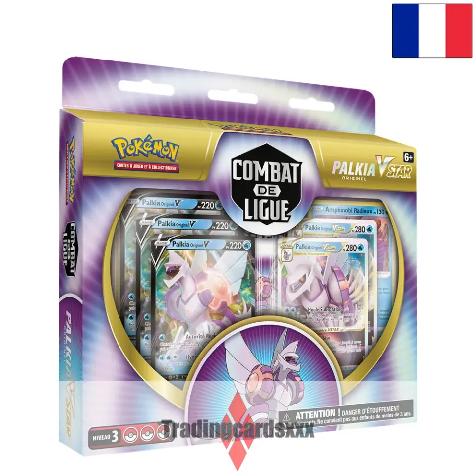 Pokémon Deck Combat de Ligue Palkia Originel VSTAR 60 cartes