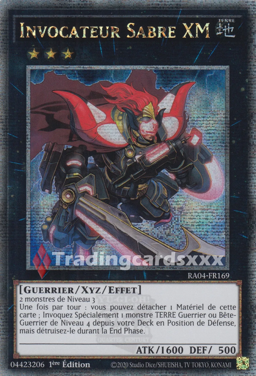 Yu-Gi-Oh! Invocateur Sabre XM RA04-FR169 Carte à l'unité