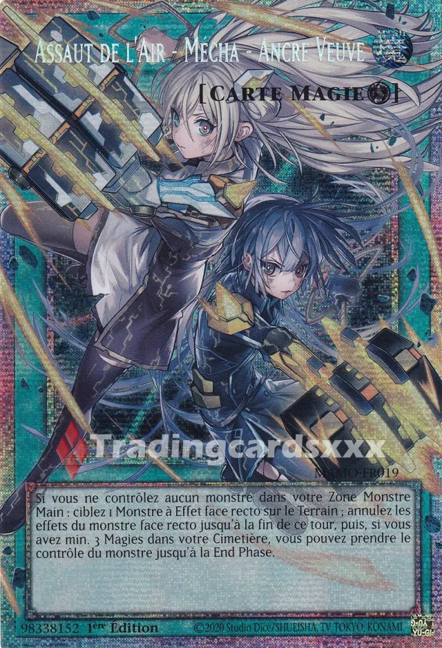 Yu-Gi-Oh! Assaut de l'Air Ancre Veuve MAMO-FR019 carte 1ère édition