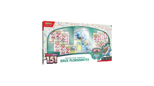 Pokémon 151 Eaux Florissantes coffret premium 12 boosters