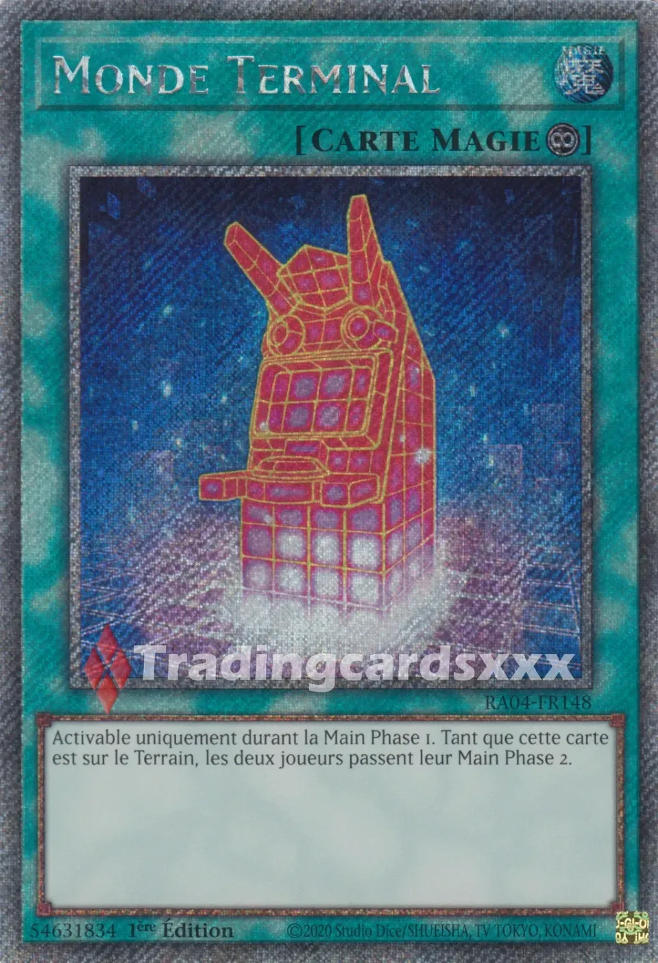 Yu-Gi-Oh! Monde Terminal RA04-FR148 carte 1ère édition