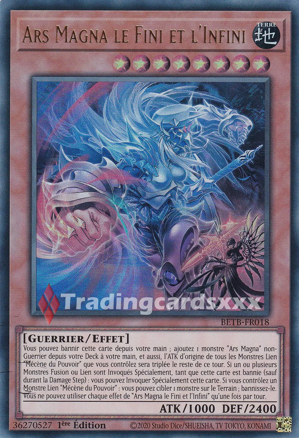 Yu-Gi-Oh! Ars Magna le Fini et l'Infini BETB-FR018 carte 1ère édition