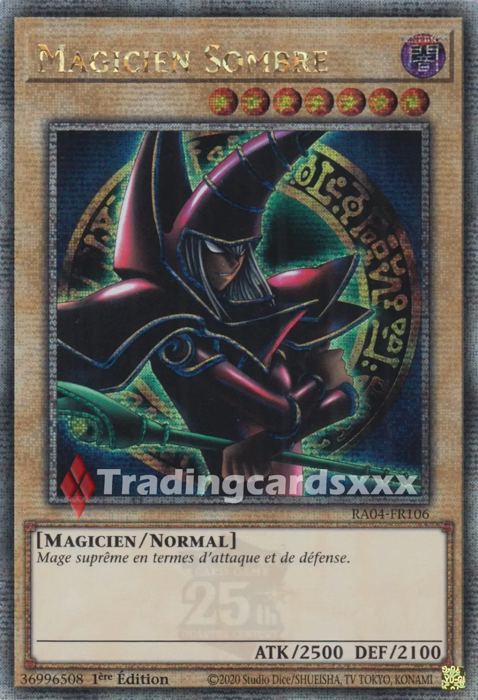 Yu-Gi-Oh! Magicien Sombre Carte à l'unité