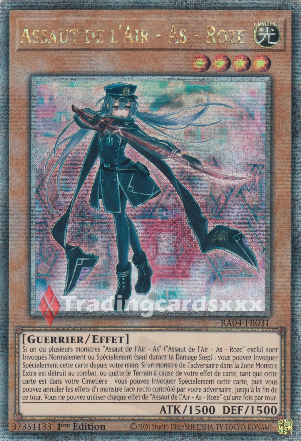 Yu-Gi-Oh! Assaut de l'Air As-Roze carte QCSE française