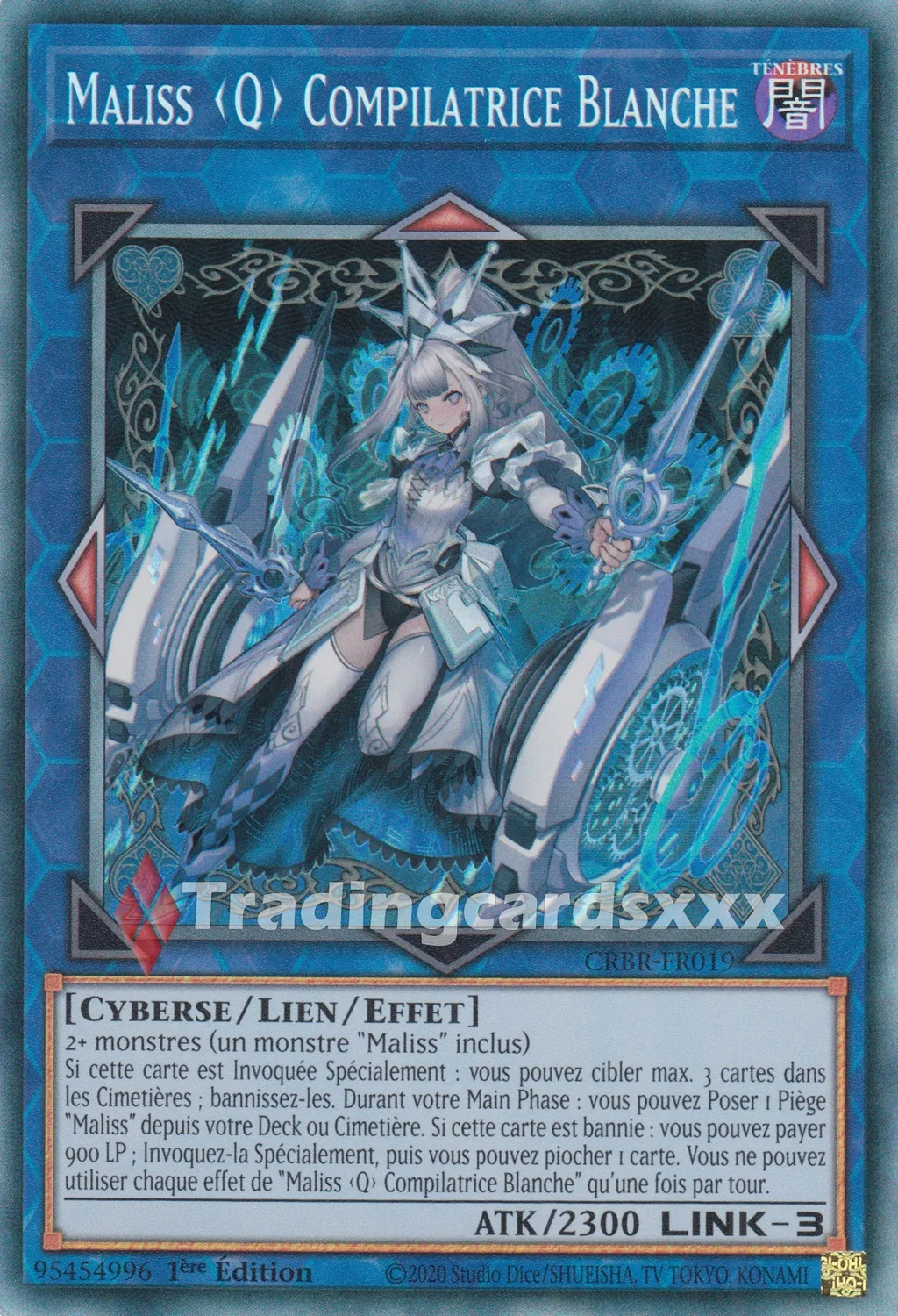 Yu-Gi-Oh! Compilatrice Blanche carte